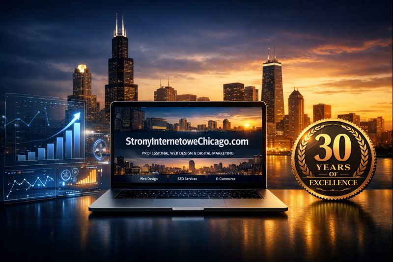 trony Internetowe Chicago – Pozycjonowanie i Projektowanie – Oryginał 30 Lat