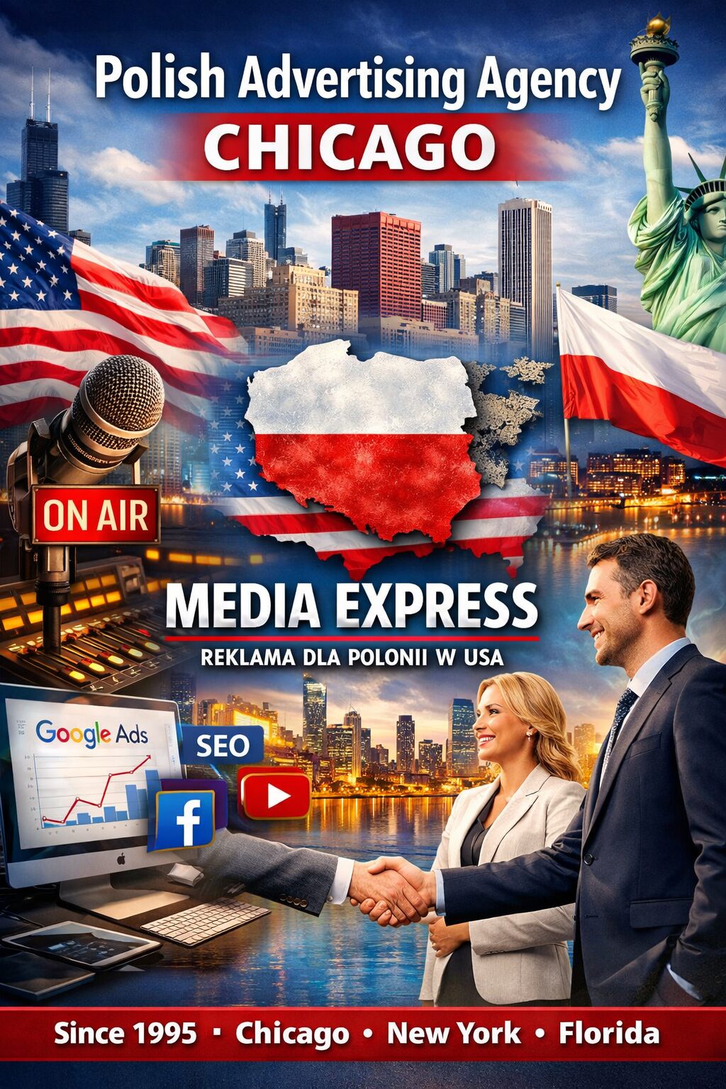 Polish Advertising Agency Chicago by Media Express – advertising for the Polish community in the USA
